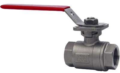 Dwyer 2-Piece NPT Stainless Steel Ball Valve, Series WE01